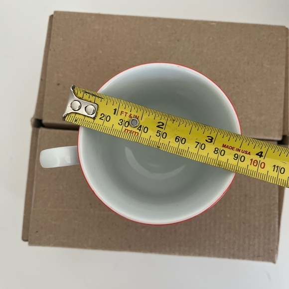 Kopin “Christmas Pleasure” tea cups dishes vintage 90s holiday set of 6 - Picture 8 of 8